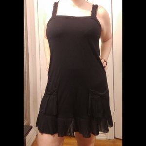 Juicy couture black flapper dress